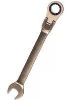 Комбинированный трещоточный шарнирный ключ 10 мм Strong СТП-95700010