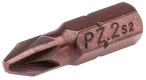 Бита для шуруповерта PZ2*25мм Сталь S2 (100шт.) PE Bag Mr. Logo B025PZ2 - интернет-магазин «Стронг Инструмент» город Новосибирск