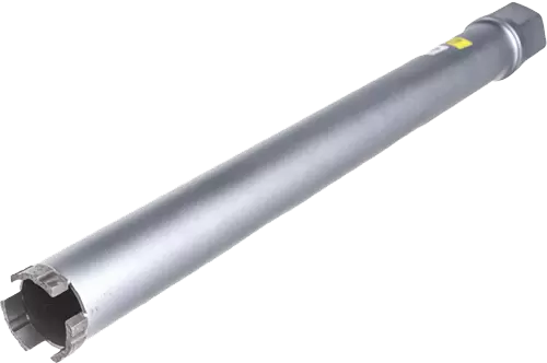 Алмазная буровая коронка 46*450 мм 1 1/4" UNC Hilberg Laser HD704 - интернет-магазин «Стронг Инструмент» город Новосибирск