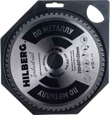 Пильный диск по металлу 250*30*Т60 Industrial Hilberg HF250 - интернет-магазин «Стронг Инструмент» город Новосибирск