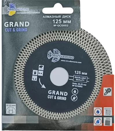 Алмазный диск 125*22.23*25*1.7мм Grand Cut & Grind Trio-Diamond GCG002 - интернет-магазин «Стронг Инструмент» город Новосибирск
