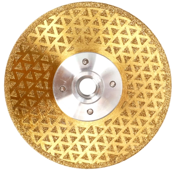Алмазный диск с фланцем 125*М14 (гальванический) Maxprospa МД-10500125 - интернет-магазин «Стронг Инструмент» город Новосибирск