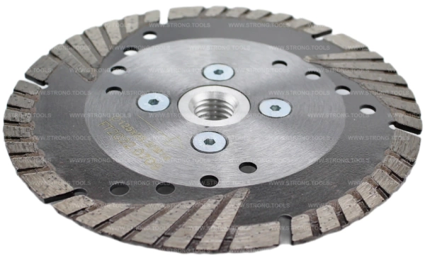 Алмазный диск с фланцем 125*М14*10мм Turbo-Segment Strong СТД-18700125 - интернет-магазин «Стронг Инструмент» город Новосибирск